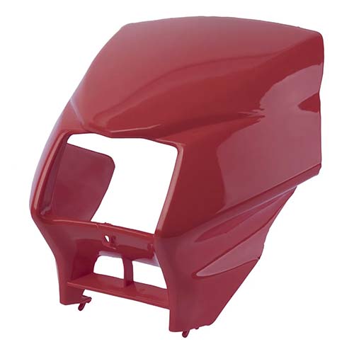 MASCARA CUBRE OPTICA HONDA NXR 125/XR 125 BROS ROJO MTC