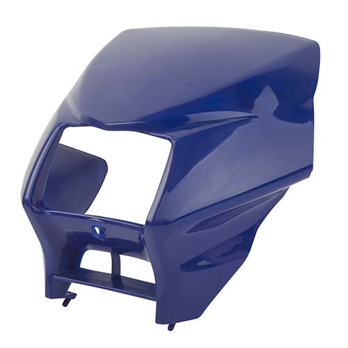 MASCARA CUBRE OPTICA HONDA NXR 125/XR 125 BROS AZUL MTC