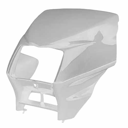 MASCARA CUBRE OPTICA HONDA NXR 125/XR 125 BROS BLANCO MTC