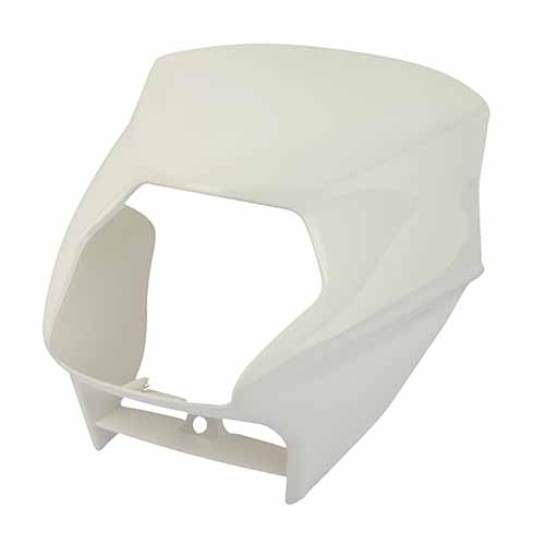 MASCARA CUBRE OPTICA HONDA XR125L BLANCO MTC