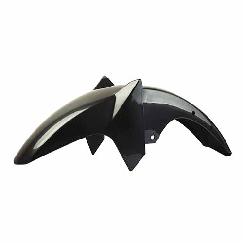 GUARDABARRO DEL. YAMAHA YBR 125 ED FACTOR GRIS OSCURO + SOPORTE MTC