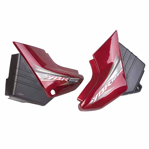 CACHA LATERAL YAMAHA YBR 125 CHINA ROJO (JGO) MTC