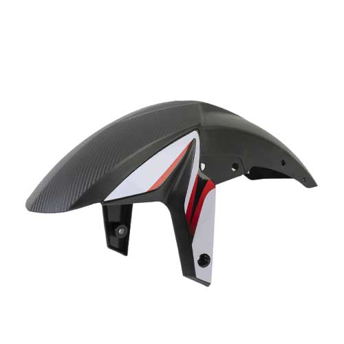 GUARDABARRO DEL. BAJAJ ROUSER NS200 BLANCO MTC