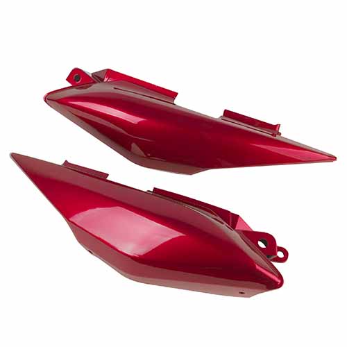 CACHA BAJO ASIENTO YAMAHA SZ150 RR ROJO MTC (2PCS)
