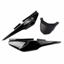 CACHA BAJO ASIENTO + UNION COLIN HONDA CG150 NEW TITAN NEGRO (3PCS) MTC