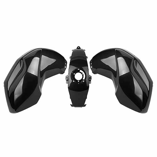 CACHAS TANQUE + CACHA CENTRAL YAMAHA FZ16 NEGRO (3PCS) MTC