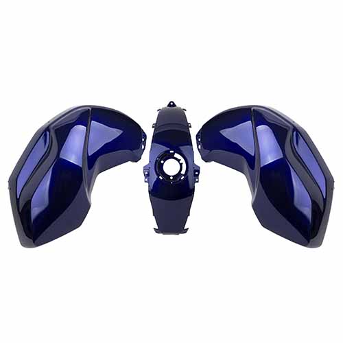 CACHA TANQUE + CACHA CENTRAL YAMAHA FZ16 AZUL OSCURO (3PCS) MTC
