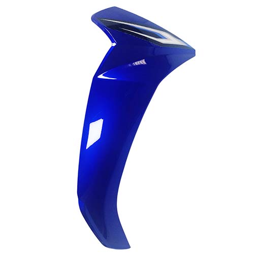CUBRE PIERNA EXTERIOR YAMAHA NEW CRYPTON 110 AZUL LADO DERECHO MTC