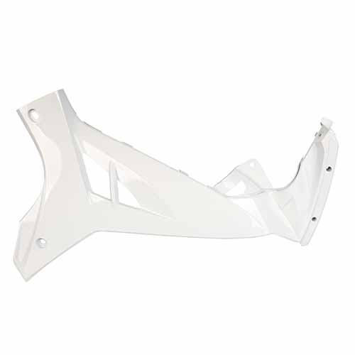 CUBRE PIERNA INTERIOR YAMAHA NEW CRYPTON 110 BLANCO LADO DERECHO MTC