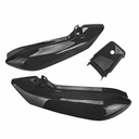 CACHA BAJO ASIENTO + UNION COLIN SUZUKI EN 125 NEGRO (3PCS) MTC