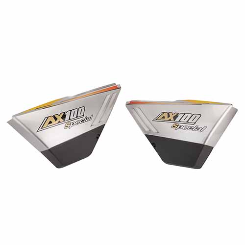 CACHA LATERAL SUZUKI AX100 SPECIAL GRIS (JGO) MTC