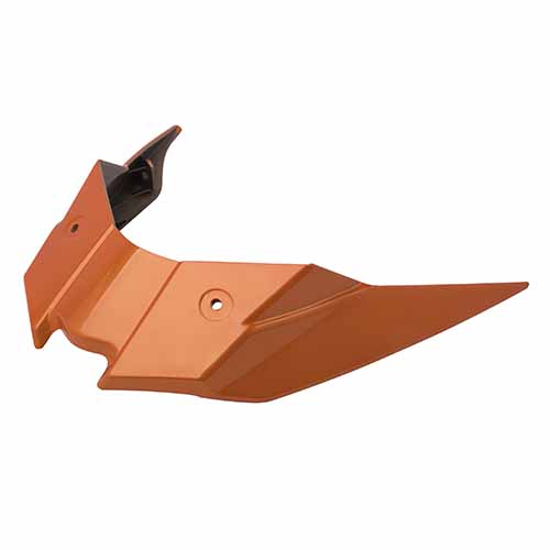 CACHA OPTICA INFERIOR YAMAHA YBR 125Z NARANJA (2017-2018) MTC