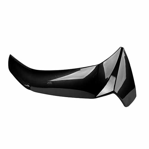 CUBRE PIERNA EXTERIOR YAMAHA NEW CRYPTON 110 NEGRO LADO IZQUIERDO MTC