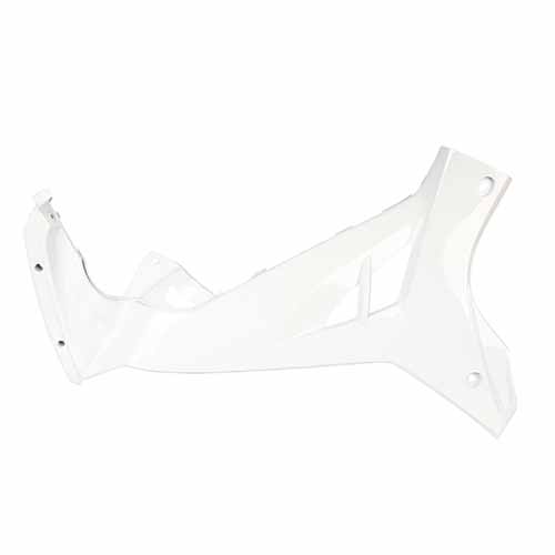 CUBRE PIERNA INTERIOR YAMAHA NEW CRYPTON 110 BLANCO LADO IZQUIERDO MTC