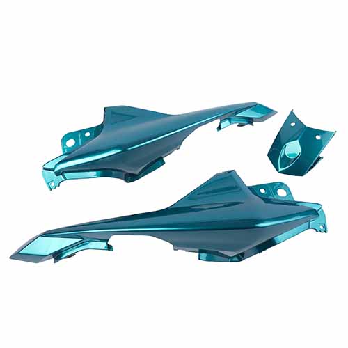 CACHA BAJO ASIENTO + UNION COLIN YAMAHA FZ-S AZUL (3pcs) MTC