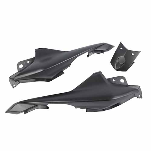 CACHA BAJO ASIENTO + UNION COLIN YAMAHA FZ-S GRIS (3PCS) MTC