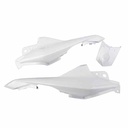 CACHA BAJO ASIENTO + UNION COLIN YAMAHA FZ-S BLANCO (3PCS) MTC