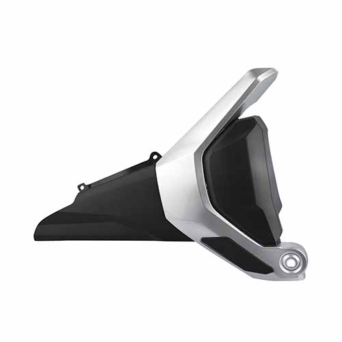 CACHA LATERAL YAMAHA FZ-S NEGRO/CROMADO LADO DERECHO MTC