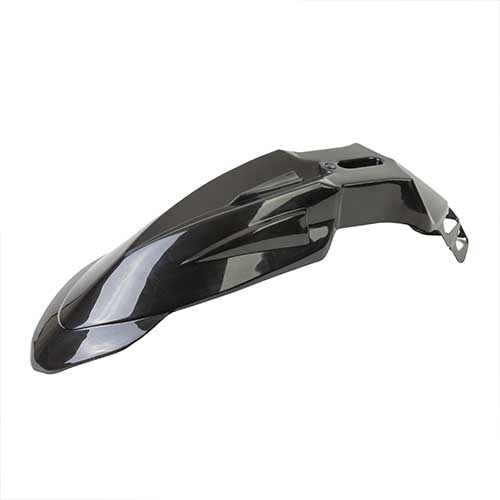 GUARDABARRO DEL. UNIVERSAL ROCKET NEGRO MTC