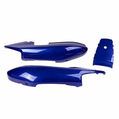 CACHA BAJO ASIENTO + UNION COLIN HONDA STORM 125 AZUL (3PCS) MTC