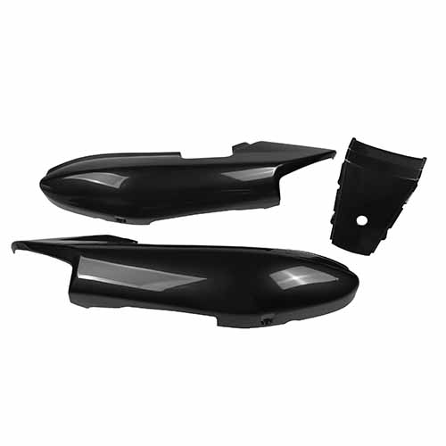 CACHA BAJO ASIENTO + UNION COLIN HONDA STORM 125 NEGRO (3PCS) MTC