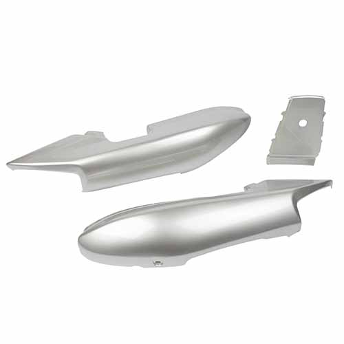 CACHA BAJO ASIENTO + UNION COLIN HONDA STORM 125 GRIS (3PCS) MTC