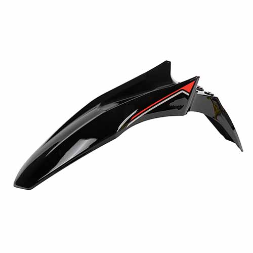 GUARDABARRO DEL. CORVEN TRIAX R3 200/250 NEGRO MTC