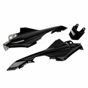 CACHA BAJO ASIENTO + UNION COLIN YAMAHA FZ16 2.0 / FZ-S NEGRO (3PCS) MTC