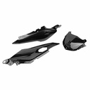CACHA BAJO ASIENTO + UNION COLIN YAMAHA FZ16 NEGRO (3PCS) MTC