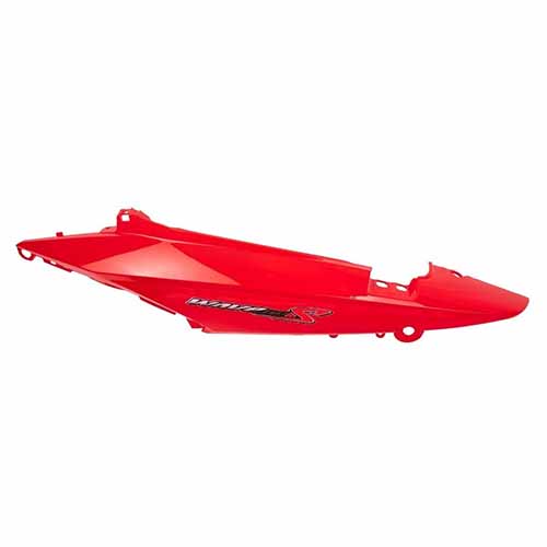 CACHA BAJO ASIENTO HONDA WAVE 110S ROJO LADO IZQUIERDO MTC