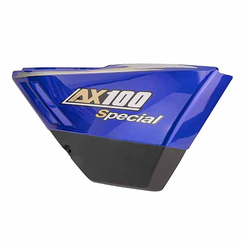 CACHA LATERAL SUZUKI AX100 AZUL LADO DERECHO MTC