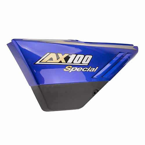 CACHA LATERAL SUZUKI AX100 AZUL LADO IZQUIERDO MTC