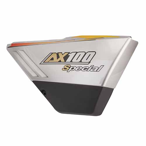 CACHA LATERAL SUZUKI AX100 GRIS LADO DERECHO MTC