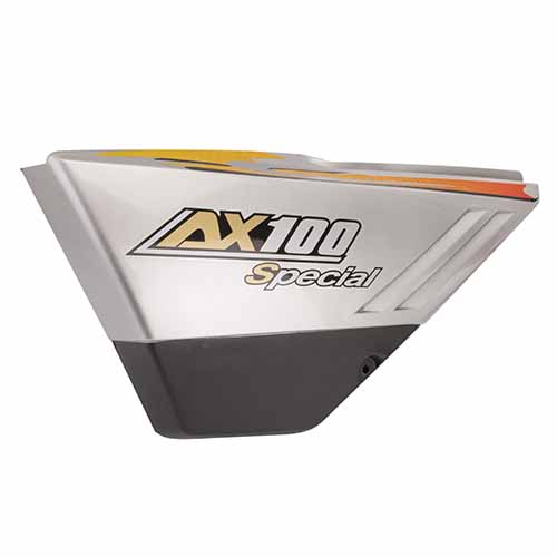 CACHA LATERAL SUZUKI AX100 SPECIAL GRIS LADO IZQUIERDO MTC