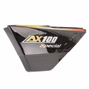CACHA LATERAL SUZUKI AX100 NEGRO LADO IZQUIERDO MTC