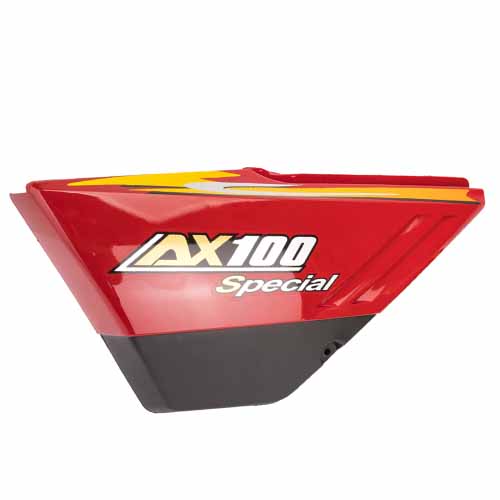 CACHA LATERAL SUZUKI AX100 SPECIAL ROJO LADO IZQUIERDO MTC