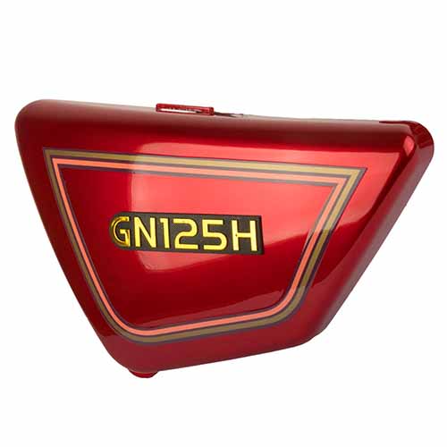 CACHA LATERAL SUZUKI GN125 ROJO LADO IZQUIERDO MTC