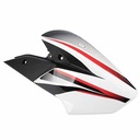 CACHA LATERAL TANQUE BAJAJ ROUSER NS200 BLANCO LADO DERECHO MTC