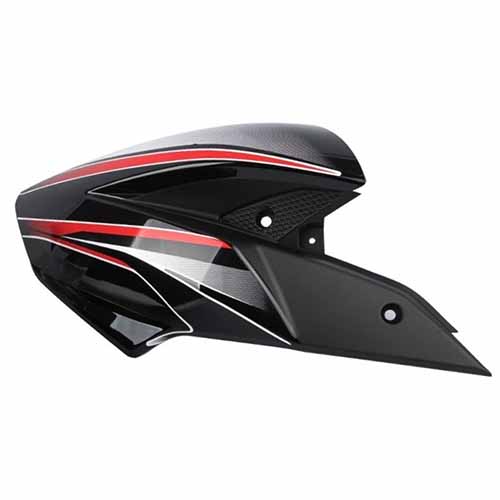 CACHA LATERAL TANQUE BAJAJ ROUSER NS200 NEGRO LADO IZQUIERDO MTC