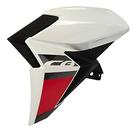 CACHA TANQUE HONDA CB250 TWISTER BLANCO LADO IZQUIERDO MTC