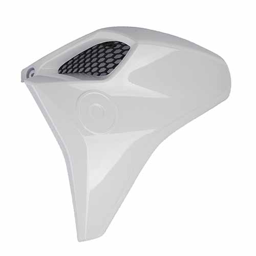 CACHA TOMA DE AIRE YAMAHA FZ-S BLANCO LADO IZQUIERDO MTC