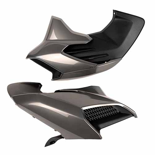 CACHA TANQUE YAMAHA FZ250 GRIS (JGO) MTC