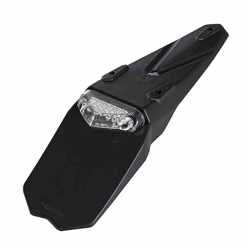 GUARDABARRO TRASERO UNIVERSAL MANTIS NEGRO/CRISTAL CIRCUIT PT003-21I