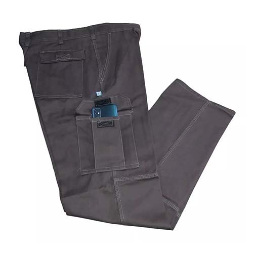 PANTALON C/REC. CELULAR GRIS OSCURO OMBU T.50 (RPA0287-697-50)