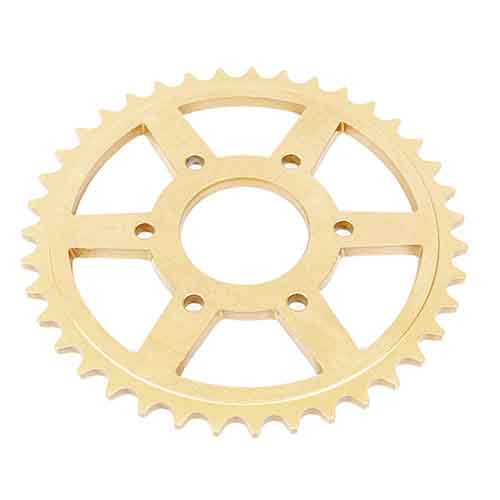 CORONA DE TRANSMISION BAJAJ ROUSER NS200 (Z39 6 AGUJEROS) CREUSO (1562-ARG)