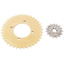 CORONA Y PIÑON YAMAHA T105 CRYPTON / E (37-15) CREUSO (9309-KIT)