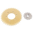 CORONA Y PIÑON BRAVA 200 AQUILA (34-14 6 AGUJEROS) CREUSO (9659-KIT)