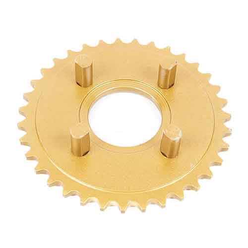 CORONA DE TRANSMISION MOTOMEL 110 S MAX (CON PERNOS) (Z35) CREUSO (3192-ARG)