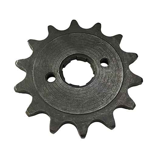 PIÑON DE TRANSMISION MONDIAL HD 250 / 254 (+2002) / RIDER CUSTOM (Z14) CREUSO (3749-ARG)