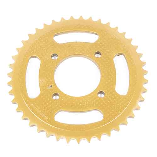 CORONA DE TRANSMISION MOTOMEL CG 150 S2 /100/125/200 CUSTOM (Z43) CREUSO (1412-ARG)